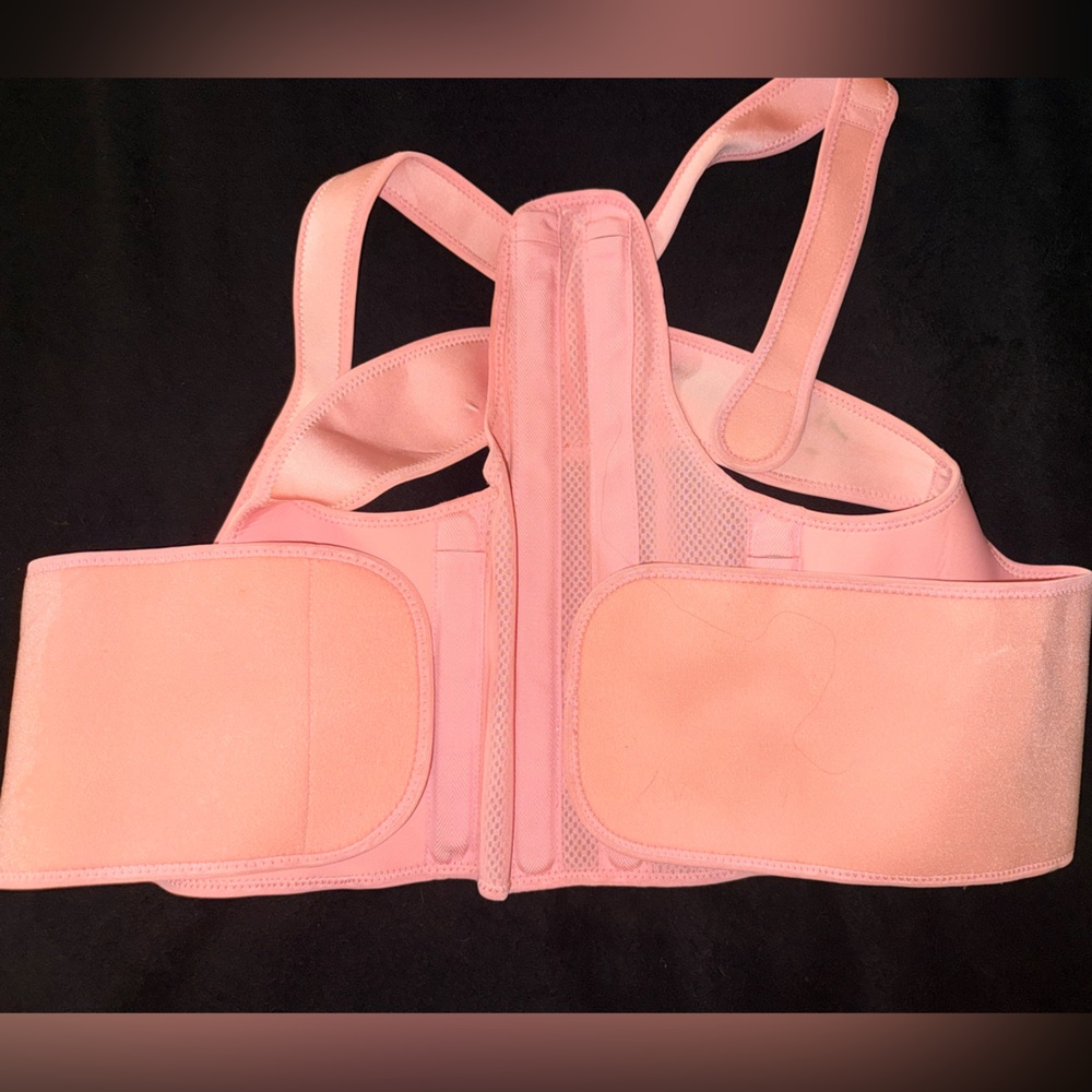 Pink back brace l/xl